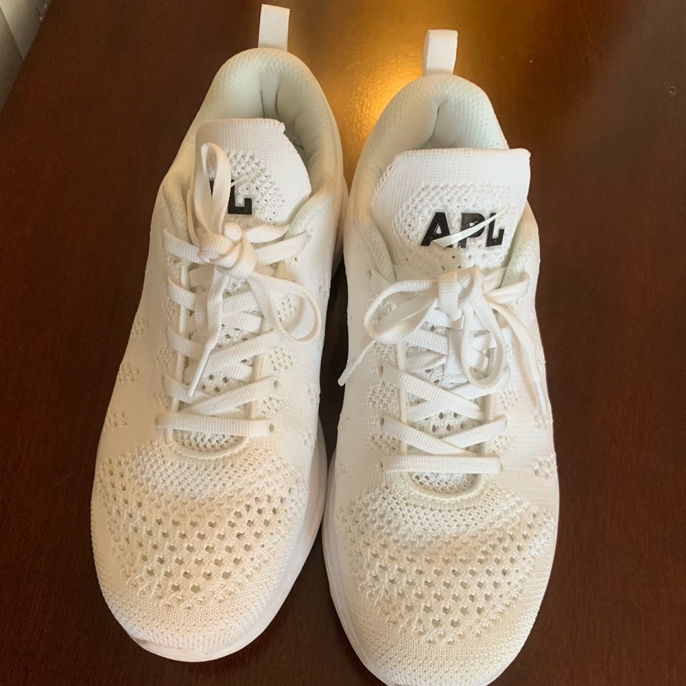 APL white sneakers